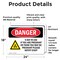 Signmission Radiation & Laser Sign, 18 in H x 24 in W, Vinyl Decal, Rectangle OS-2PACK-DS-D-1824-L-2518 - alternate 3